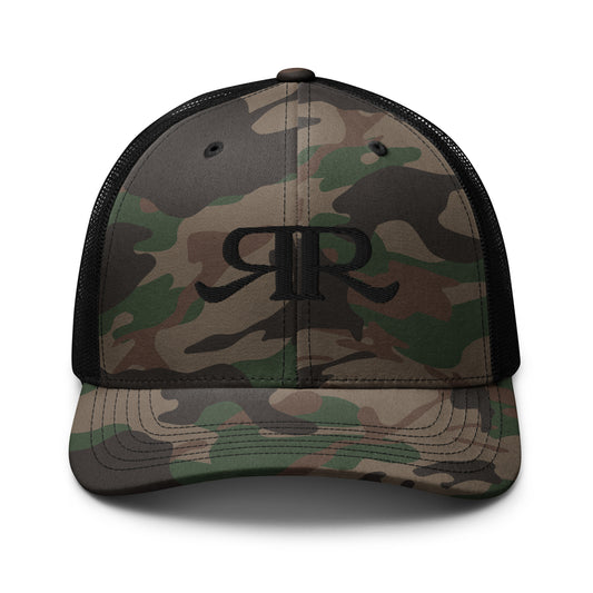 Ruby Ranch Black Camo Trucker Hat