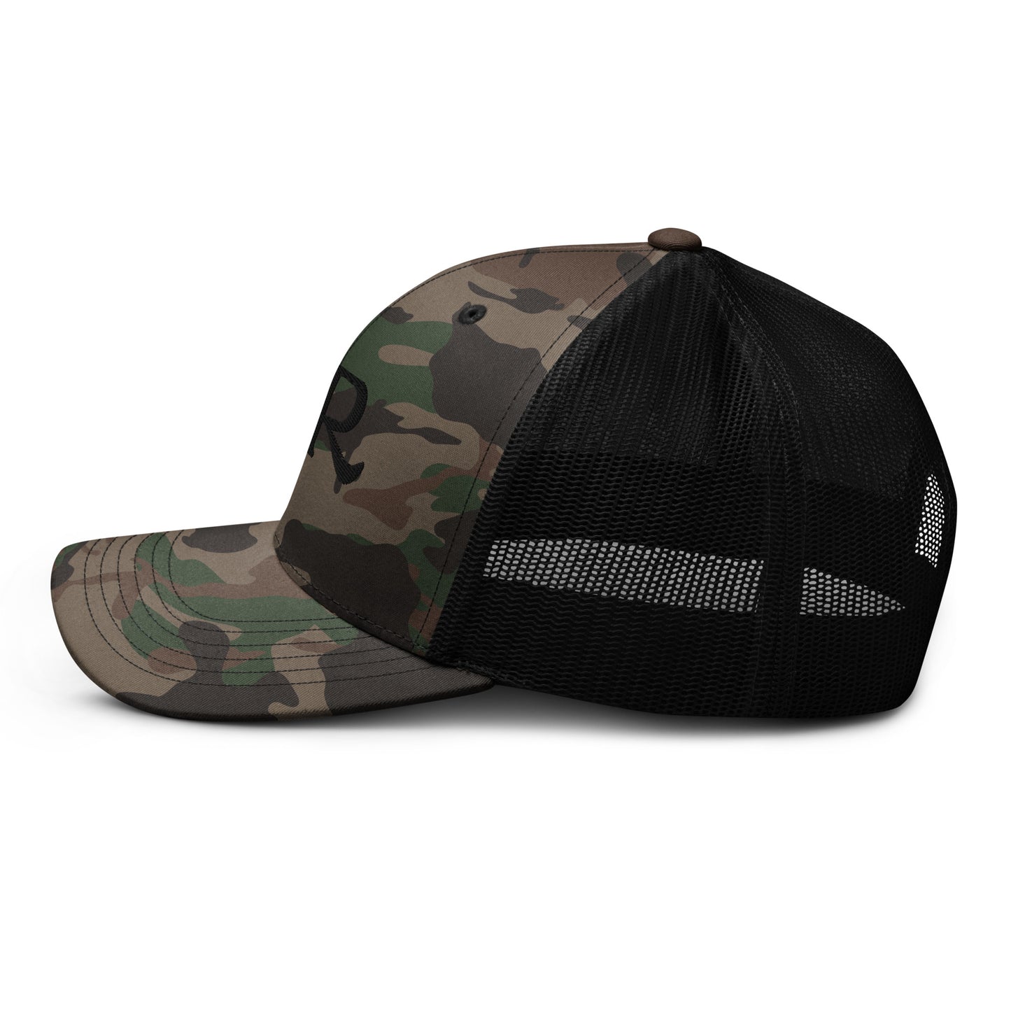 Ruby Ranch Black Camo Trucker Hat