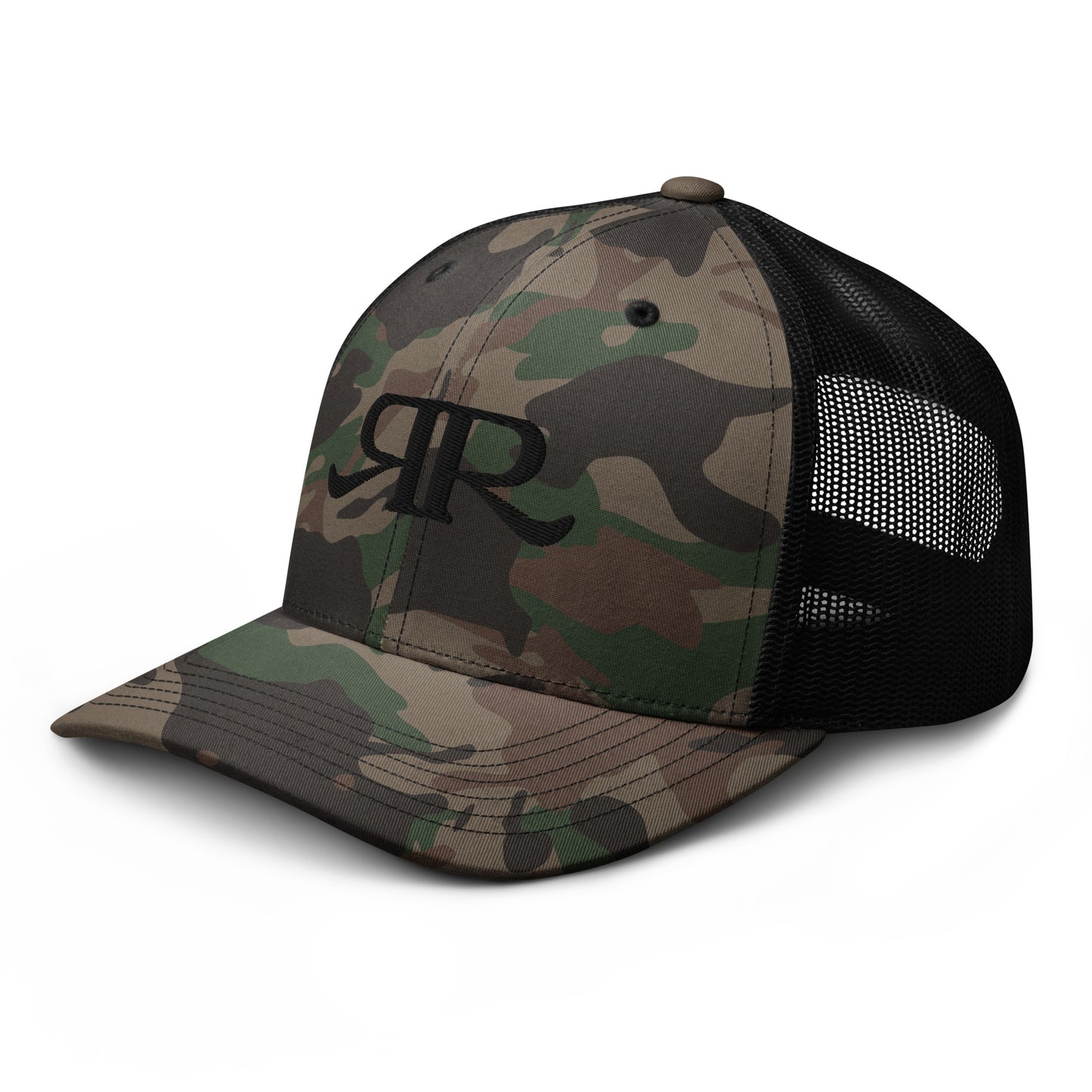 Ruby Ranch Black Camo Trucker Hat