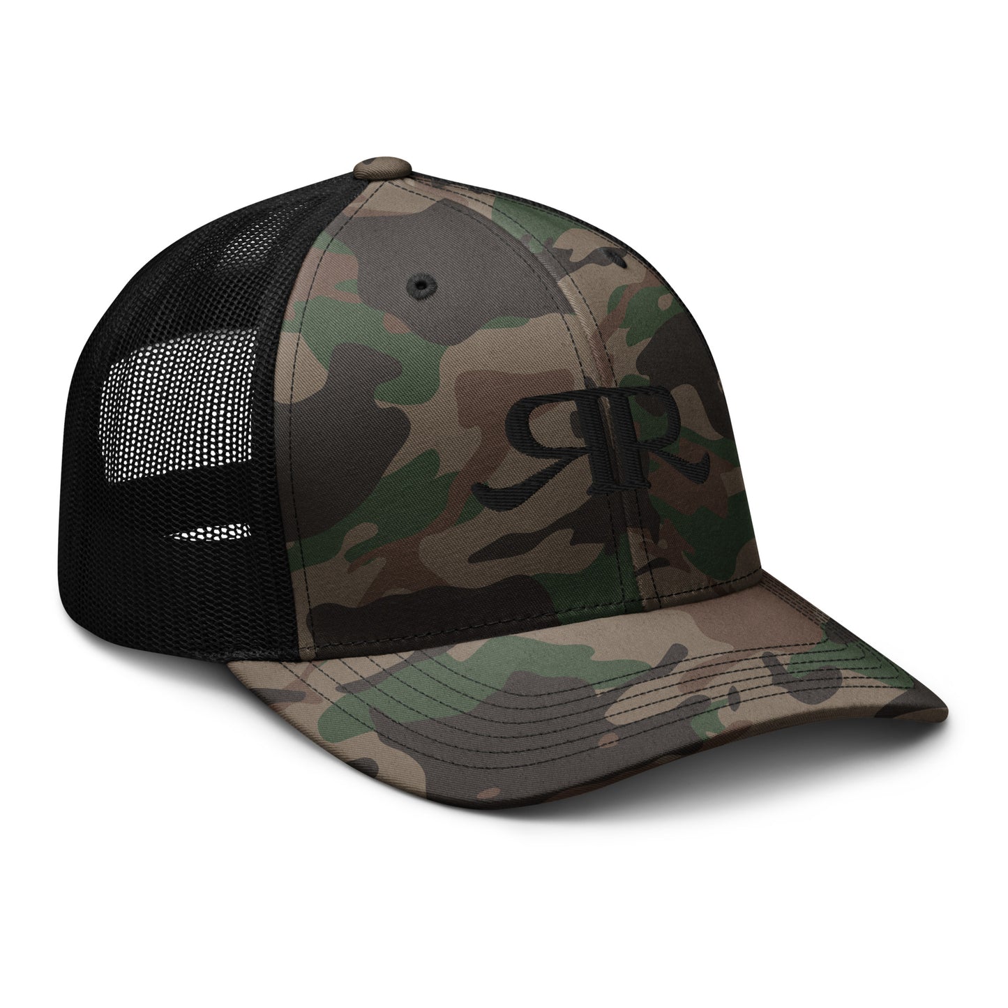 Ruby Ranch Black Camo Trucker Hat